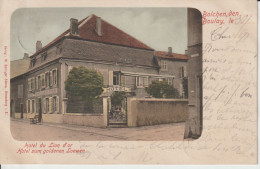 BOULAY HOTEL DU LION D OR 1904 - Boulay Moselle