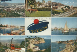 Toulon -  Multivues  - Flamme De Toulon Son Téléphérique......... 1967 - (P) - Toulon
