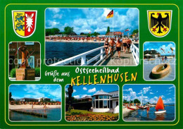 72617501 Kellenhusen Ostseebad Skulptur Strand Seebruecke Hotel Segelpartien Kel - Other & Unclassified