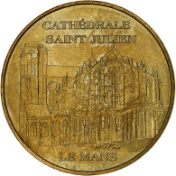 France, Jeton Touristique, Cathédrale Saint-Julien Du Mans, 2009, MDP, Or - Sonstige & Ohne Zuordnung