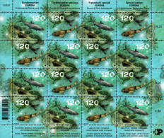 Switzerland - 2024 - Europa CEPT - Underwater Fauna And Flora - Mint Miniature Stamp SHEET With Varnish - Unused Stamps
