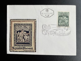 AUSTRIA 1967 FDC CHRISTKINDL 27-11-1967 OOSTENRIJK OSTERREICH - Cartas & Documentos