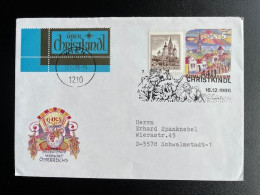 AUSTRIA 1986 LETTER CHRISTKINDL TO SCHWALMSTADT 16-12-1986 OOSTENRIJK OSTERREICH - Brieven En Documenten