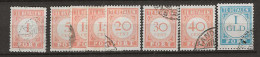 1941 USED Nederlands Indië Port NVPH  P41-48 (remark) - India Holandeses