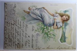 AK Deutschland Künstlerkarte 1901 Gebraucht #PD299 - Autres & Non Classés