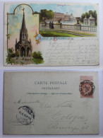 AK Brüssel Monument Leopold / Palais Du Roi Mehrbildkarte 1898 Gebraucht #PB833 - Autres & Non Classés