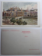 AK Salzburg Die Altstadt Künstlerkarte Ungebraucht #PB768 - Other & Unclassified