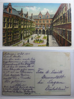 AK Antwerpen Anvers - La Cour Du Musée Plantin 1913 Gebraucht #PB810 - Autres & Non Classés