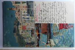 AK Neapel Via Marinella E Castel S. Elmo Künstlerkarte 1902 Gebraucht #PD202 - Sonstige & Ohne Zuordnung