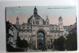 AK Antwerpen - Gare Centrale, Avenue De Keyser 1911 Gebraucht #PD262 - Andere & Zonder Classificatie