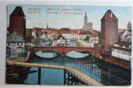 AK Straßburg Blick V. D. Gedeckten Brücken 1913 Gebraucht #PC418 - Andere & Zonder Classificatie