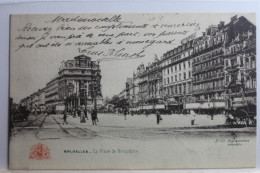 AK Brüssel La Place De Brouckére 1906 Gebraucht #PC768 - Autres & Non Classés