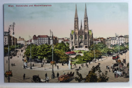 AK Wien Votivkirche Und Maximilianplatz Ungebraucht #PC887 - Autres & Non Classés