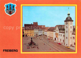 72617242 Freiberg Sachsen Obermarkt Rathaus Brunnendenkmal Freiberg - Freiberg (Sachsen)