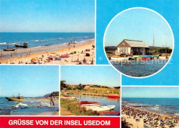 72617238 Insel Usedom Ueckeritz Strand Bootshafen Achterwasser Koelpinsee Strand - Usedom