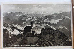 AK Wendelstein Kircherl Mit Kaisergebirge Und Hoh. Tauern Gebraucht #PD377 - Autres & Non Classés