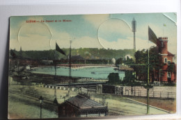 AK Lüttich - Le Canal Et La Meuse 1911 Gebraucht #PD263 - Andere & Zonder Classificatie