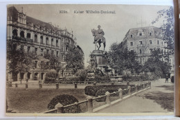 AK Köln Kaiser Wilhelm Denkmal Ungebraucht #PD605 - Autres & Non Classés