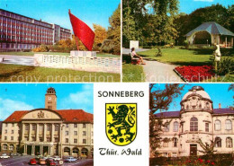 72617226 Sonneberg Thueringen Ehrenmal Karl Marx Str Stadtpark Rathaus Spielzeug - Sonneberg