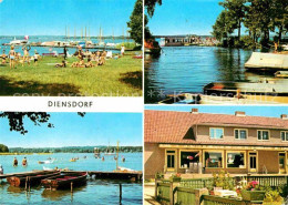 72617186 Diensdorf-Radlow Scharmuetzelsee Strandpartie Seebruecke Diensdorf-Radl - Autres & Non Classés