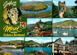 72616764 Cochem Mosel Moselschleife Traben Trarbach Burg Cochem Zell Fankel Bull - Cochem