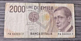 Billet Italie - Italy - 2000 Lire 1990 - 20000 Lire