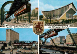 72616620 Wuppertal Schwebebahn Sonnborn Hallenschwimmbad Hochhaus Glanzstoff AG  - Wuppertal