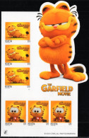 Switzerland - 2024 - The Garfield Movie - Mint Self-adhesive Miniature Stamp Sheet - Ungebraucht