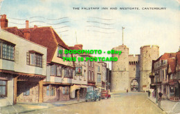 R555809 Canterbury. The Falstaff Inn And Westgate. Valentine. Valesque. 1952 - World