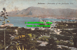 R555814 Palermo. Panorama Of The Belmonte Villa - World