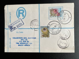 SOUTH AFRICA RSA 1978 REGISTERED LETTER GRABOUW TO BERGVLIET CAPE TOWN 18-01-1978 ZUID AFRIKA - Briefe U. Dokumente