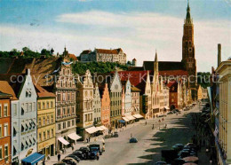 72616453 Landshut Isar Altstadt Giebelhaeuser Kirche Burg Trausnitz Landshut - Landshut