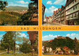 72616372 Bad Wildungen Teilansicht Altstadt Schloss Friedrichstein Kurpark Alber - Bad Wildungen