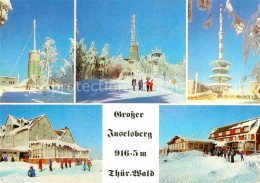 72616336 Grosser Inselsberg Berghotel Restaurant Sender Aussichtsturm Winterpano - Andere & Zonder Classificatie