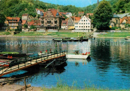 72616326 Wehlen Sachsen Partie An Der Elbe Bootsanleger Faehre Wehlen - Autres & Non Classés