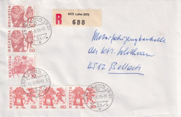 R Brief  Lohn SO - Bellach  (Markenheftchen Frankatur)        1985 - Cartas & Documentos