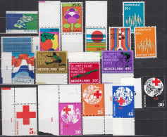 NIEDERLANDE  974, 983-998, Postfrisch **, Aus Jahrgang 1972 - Unused Stamps