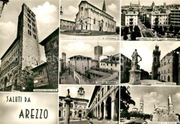 72616157 Arezzo Campanile Della Peve Cattedrale Panorama Da Piazza Guido Monaco  - Autres & Non Classés