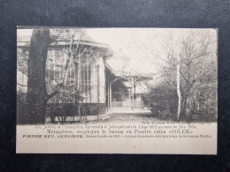 CP BELGIQUE (M2409) LIEGE EXPOSITION 1905 (2 Vues) Pierre Ney Savon Soleil Les Jardins De L'exposition En Novembre 1904 - Lüttich