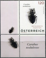 AUSTRIA - 2024 - STAMP MNH ** - Black Pit Beetle (Carabus Nodulosus) (III) - Unused Stamps