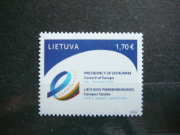 Presidency In Council Of Europe. Flag # Lietuva Litauen Lituanie Litouwen Lithuania # 2024 MNH #4 - Lituania