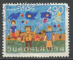 Yougoslavie - Jugoslawien - Yugoslavia 1980 Y&T N°1740  - Michel N°1854 (o) - 4,90d Joie De L'Europe - Usados