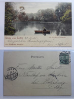 AK Berlin Der Neue See Im Tiergarten 1901 Gebraucht #PB423 - Sonstige & Ohne Zuordnung