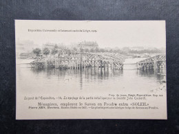 CP BELGIQUE (M2409) LIEGE EXPOSITION 1905 (2 Vues) Pierre Ney Verviers Soleil Le Pont De L'exposition John Cockerill - Liege
