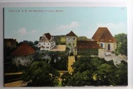 AK Halle A. S. Moritzburg Mit Neuem Museum Ungebraucht #PD139 - Other & Unclassified