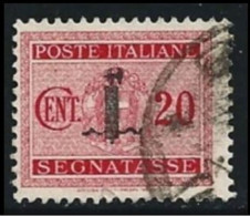 ● ITALIA - R.S.I. 1944 ֍ SEGNATASSE ● N.° 62 Usato ● Fil. S ● Cat. ? € ️● Lotto N. 950 ● - Impuestos