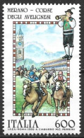 Italy 1990. Scott #1807 (U) Horse Race, Merano - 1981-90: Usados