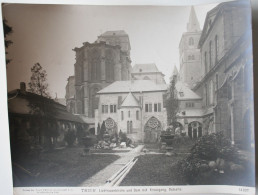 Vintage Grossfoto TRIER-TREVES - Liebfrauenkirche Und Dom Mit Kreuzgang 1907 (photo 24 X 19 Cm) Non CP/nicht AK /GP26-7 - Trier