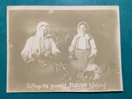 Serbie/Photo 11,5/8,5 Enfilage Des Piments à Bukovo. 20 Fevrierv1918 - Professions