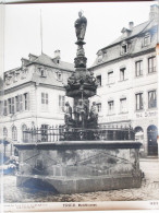 Vintage Grossfoto TRIER-TREVES - Marktbrunnen - 1907 (grande Photo 24 X 19 Cm) Non CP/nicht AK /GP26-13 - Trier